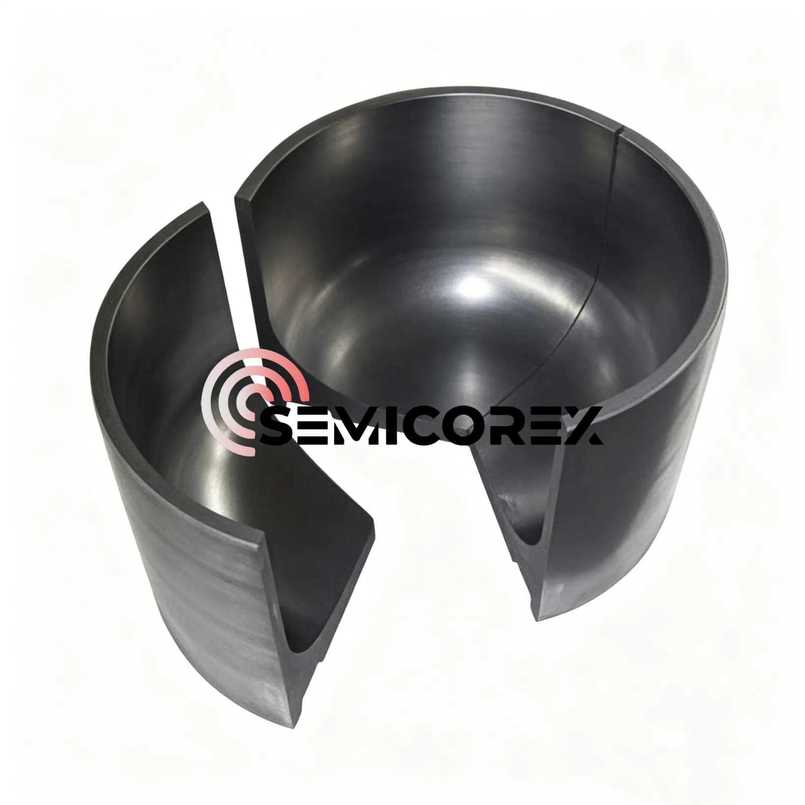 Three-Piece Graphite Crucibles